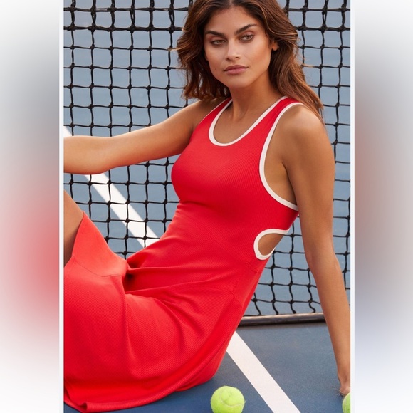 NWT DAILY PRACTICE x ANTHROPOLOGIE | Tennis Ribbed Hanky-Hem Mini Dress | XS - Picture 3 of 12